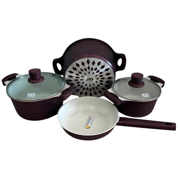 Набор посуды JIO J0507 (Фиолетовый)