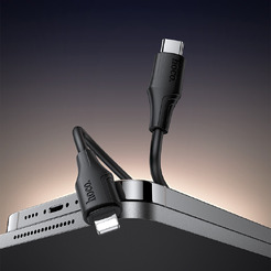Зарядный кабель Hoco X124 Bien PD27W Lightning (черный)