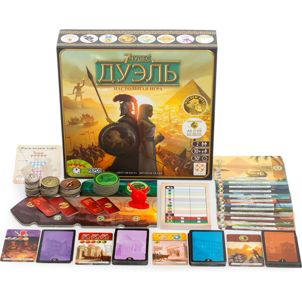 Настольная игра Стиль жизни 7 Чудес: Дуэль