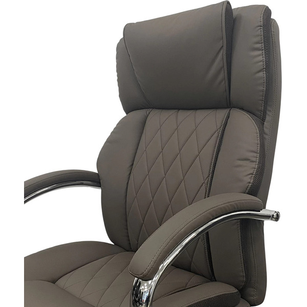 Кресло офисное Situp MARSEL CHROME (экокожа Dark Broun )