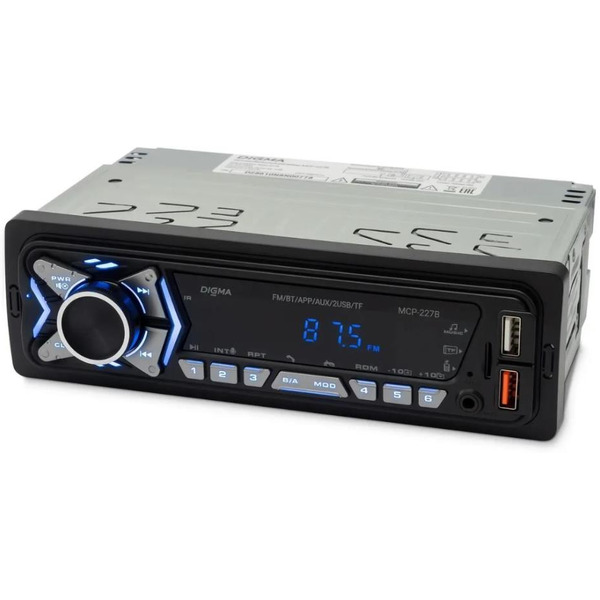 USB-магнитола Digma MCP-227B