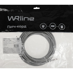 Кабель WRLINE WR-PC-RJ45-UTP-5E-10-GY