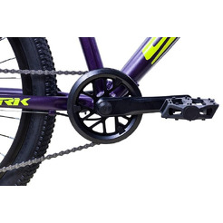 Велосипед Stark Slash 24.1 D фиолетовый матовый/кислотно-желтый '25 HQ-0017043