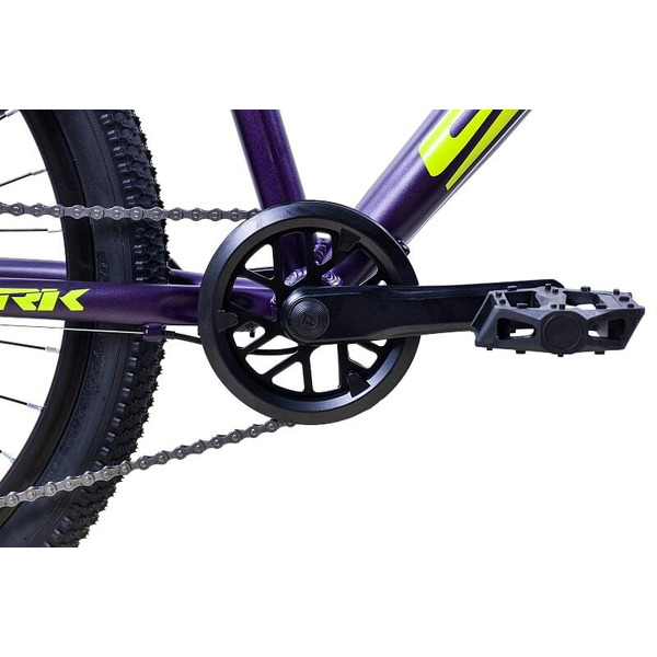 Велосипед Stark Slash 24.1 D фиолетовый матовый/кислотно-желтый '25 HQ-0017043