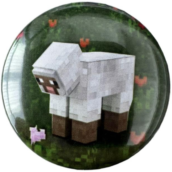 Значок сувенирный "Дай 5 Добру" (Майнкрафт) в ассортименте