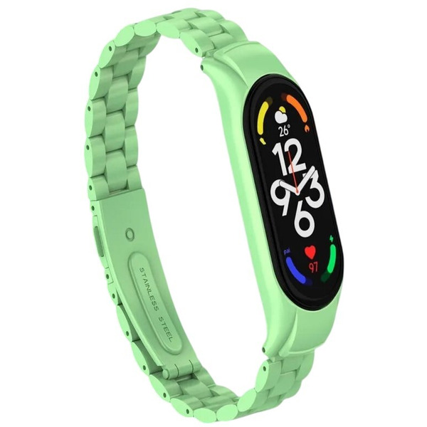 Ремешок Bingo Stainless для XIAOMI Mi Band 7 (салатовый)
