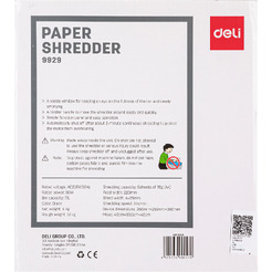 Шредер Deli E9929-EU