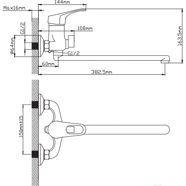 Смеситель Diadonna D-D22-294