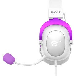 Наушники Havit Gamenote H2002d (белый/фиолетовый)