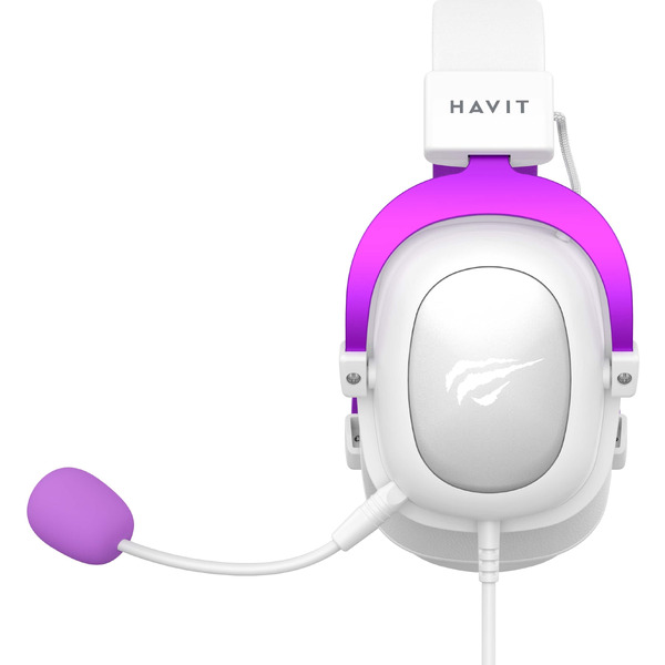 Наушники Havit Gamenote H2002d (белый/фиолетовый)