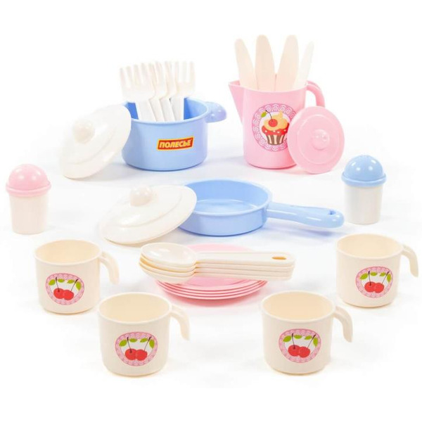 Набор игрушечной посуды Полесье Настенька 79947 (на 4 персоны)