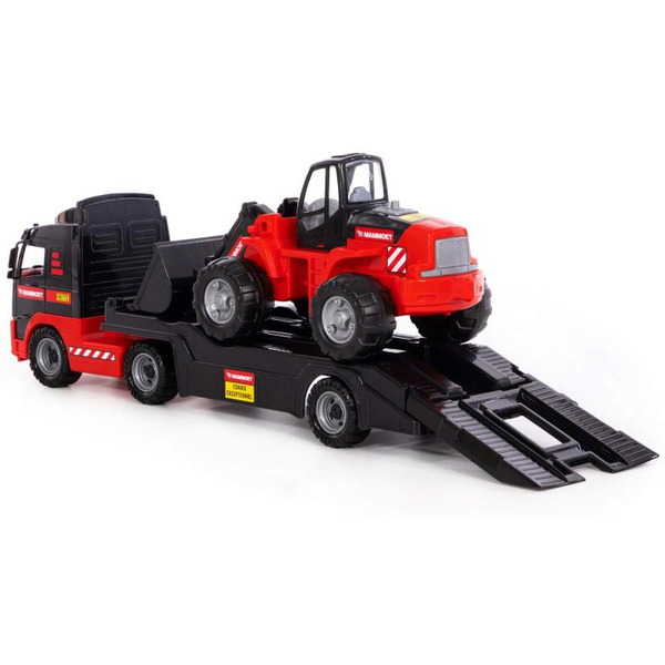 Автомобиль-трейлер + трактор-погрузчик Полесье 57105 204-03 MAMMOEТ