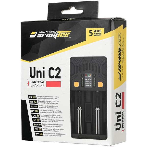 Зарядное устройство Armytek Uni C2 A02401C