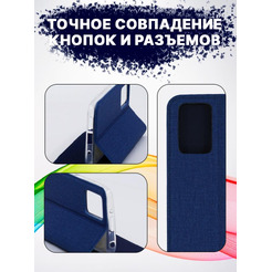 Чехол-книга Bingo Book для XIAOMI Redmi 10 Синий