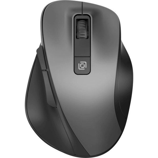 Мышь Oklick 504MW (черный/серый)