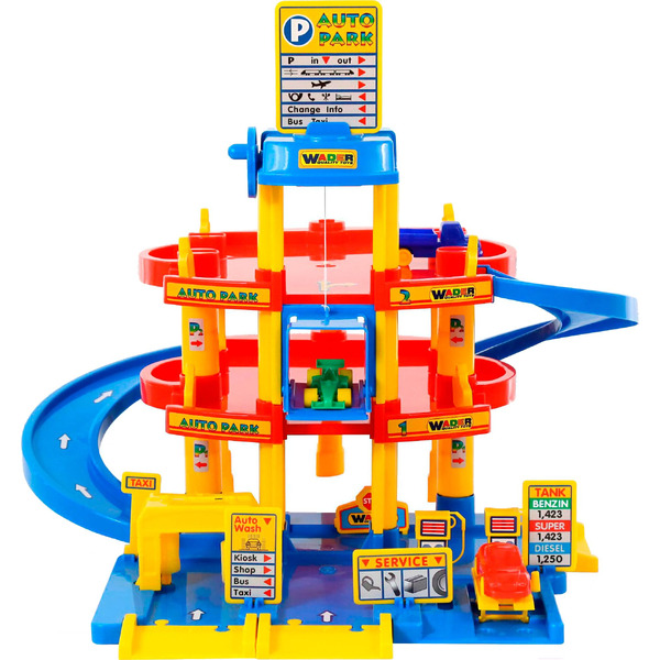 Игровой набор Полесье Паркинг 3-уровневый с автомобилями 37893