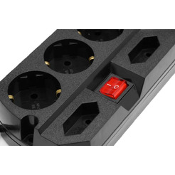 Сетевой фильтр Most TRG 2м (10 розеток) черный