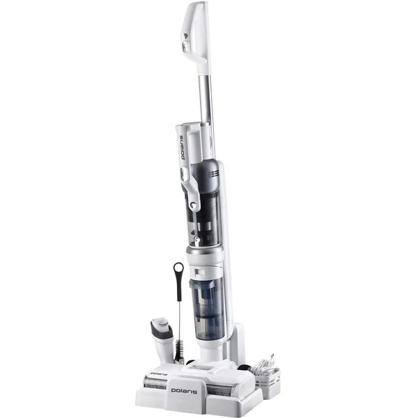 Вертикальный моющий пылесос POLARIS PVCW 6070 (белый)