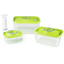 Контейнеры для вакуумных упаковщиков STATUS VAC-Glass-Set Green