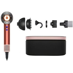Фен Dyson HD16 Supersonic Nural (клубнично-бронзовый/розовый румянец) + переходник Red Line BS-01