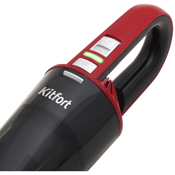Автомобильный пылесос Kitfort KT-537-2 (черно-красный)