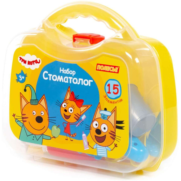 Набор Полесье "Три Кота" "Стоматолог" (15 элементов) 6654