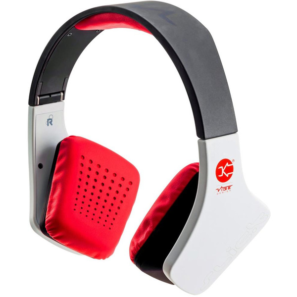 Наушники VIBE SLICK ON EAR HEADPHONES Grey/White/Red