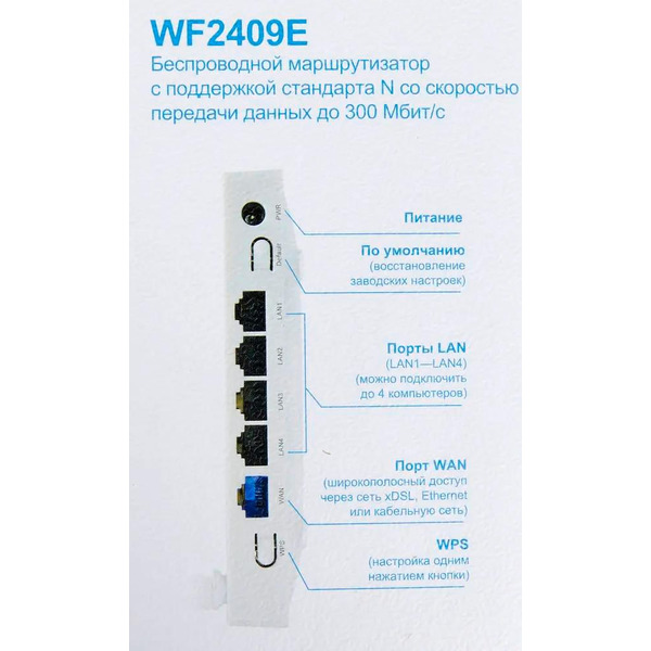 Wi-Fi роутер Netis WF2409E