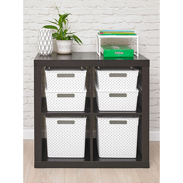 Органайзер для хранения Violet Береста 6823106 (23л, белый)