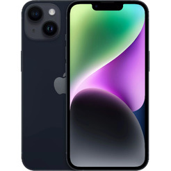 Смартфон Apple iPhone 14 128Gb SIM+eSIM восстановленный Rostock Грейд A (черный)