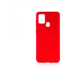Накладка CASE Cheap Liquid Samsung Galaxy A21s (красный)