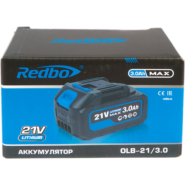 Аккумулятор для инструмента Redbo OLB-21/3.0 (21В/3 Ah)