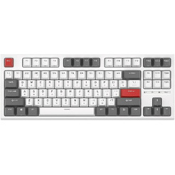 Клавиатура Royal Kludge RK-R87 White/Gray/Red (Red switch)