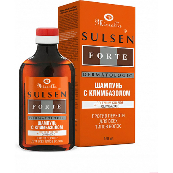 Шампунь Mirrolla Сульсен Форте с климбазолом 250 мл