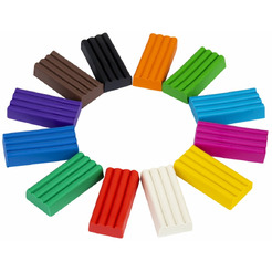 Пластилин классический "Веселая такса" 12 цв. ПИФАГОР 106675