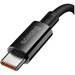 Кабель Baseus Superior Series Fast Charging USB Type-A - USB Type-C (1 м, черный)