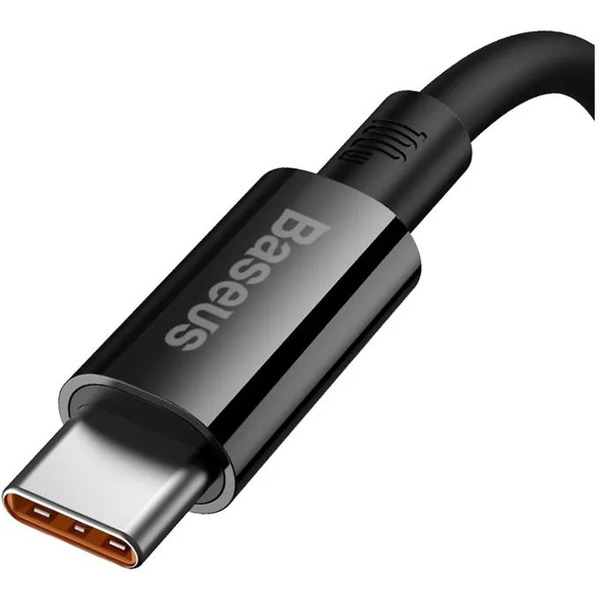Кабель Baseus Superior Series Fast Charging USB Type-A - USB Type-C (1 м, черный)