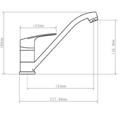Смеситель для кухни ECONOCE EC0256