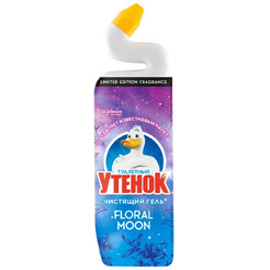 Гель чистящий для унитаза Туалетный Утенок Floral Moon 800мл