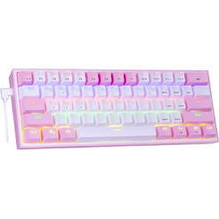 Клавиатура Redragon Fizz (розовый/белый) 70672