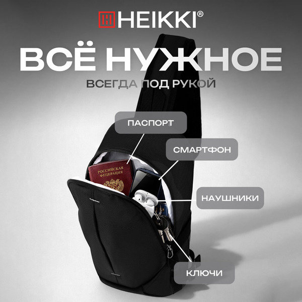Рюкзак Heikki SPORTING 273905 (черный)