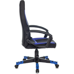 Кресло геймерское Бюрократ Zombie 10 (черный/синий)