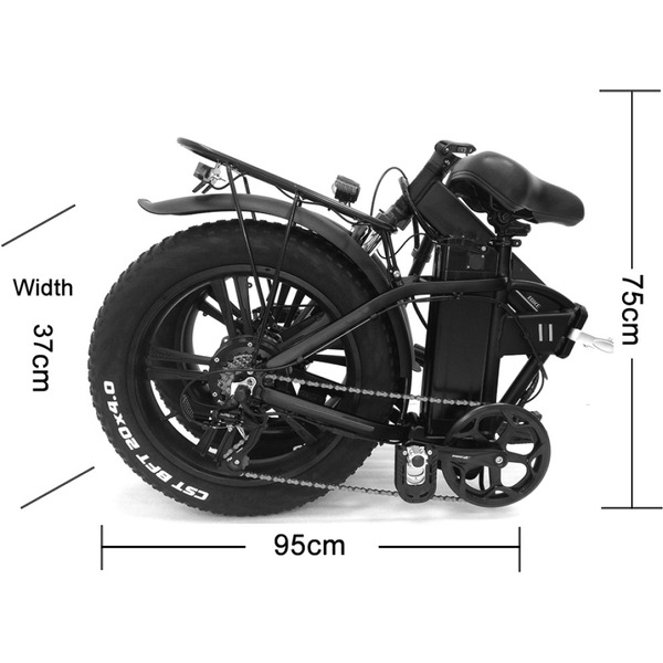 Электровелосипед Hobbit SXRL-089 20" 48V