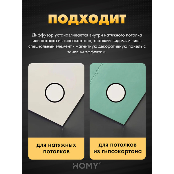 Вентиляционная решетка теневая с регулировкой воздуха HOMY AIR A100WR