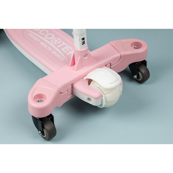 Самокат детский Ricos T-Rex JSCML603B (белый/розовый)