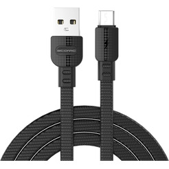 Кабель ATOMIC SHARKSKIN USB-microUSB (черный)