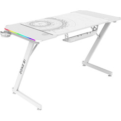 Стол компьютерный Zone51 Trine 140 RGB White Z51-T4R-WH