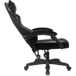 Кресло игровое Knight Wolf черный/серый