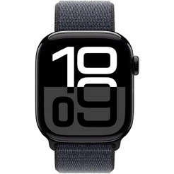 Смарт-часы Apple Watch Series 10 GPS 42mm Jet Black Case Ink Sport Loop A2997 (MWWG3LW/A)