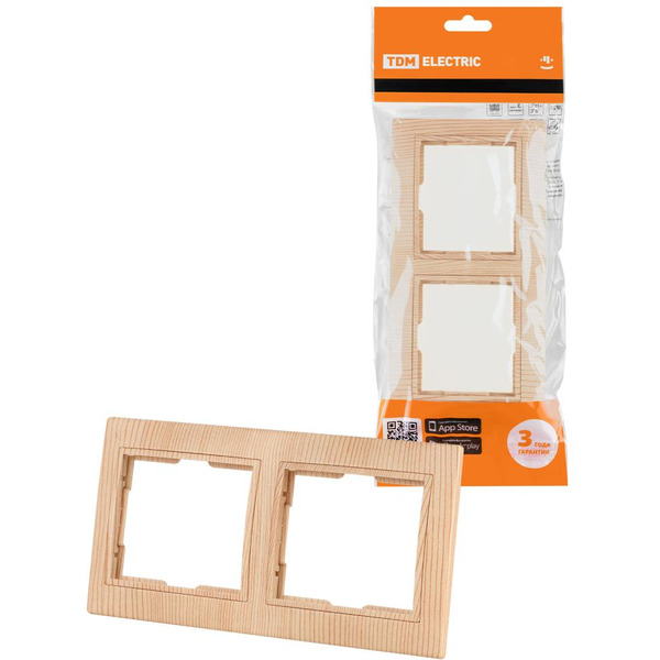 Рамка TDM Electric Таймыр ЭКО SQ1814-0226 (сосна)